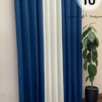 پرده پنلی حریر اسکاچی بارکدی آماده کد 1439رنگ سفید|پرده، رانر، رومیزی|اهواز, نادری|دیوار