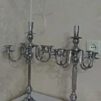 شمعدونی برنجی ، چراغ دار