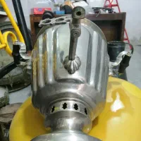 سماور روسی زغالی بکر آب کروم|سماور، چایساز، قهوهساز|نهاوند, |دیوار