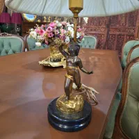 جفت آباژور برنز|چراغ خواب و آباژور|تهران, کامرانیه|دیوار