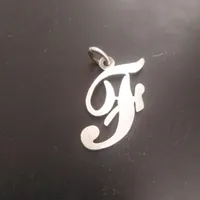 نقره پلاک حرف F