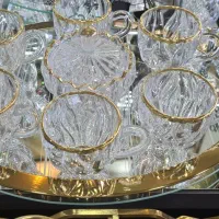 فنجان لبطلا و کریستال|ظروف سرو و پذیرایی|یزد, |دیوار