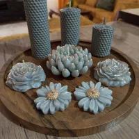 شمع های دست ساز یلدایی به صورت تک و عمده