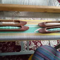 دستگاه کار باقی سنتی یا پارچه بافی دستی|لوازم خیاطی و بافتنی|کوهپایه, |دیوار