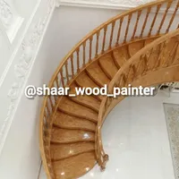 نقاشی تخصصی چوب و پله چوبی|خدمات پیشه و مهارت|قائم‌شهر, |دیوار