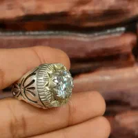 انگشتر الماس روس سفید کمیاب کلکسیونی