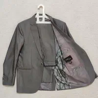 کت و شلوار طوسی نو