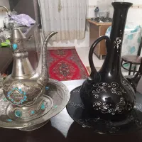 دو دست آفتابه لگن قدیمی|صنایع دستی و سایر لوازم تزئینی|قزوین, |دیوار