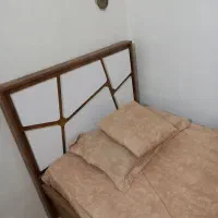 تخت یک نفره چوبی با تشک رویال|تشک تختخواب|تنکابن, |دیوار