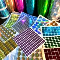 چاپ هولوگرام  متالایز  لیبل برچسب استیکر کاتالوگ