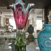 گلدان چک رنگی