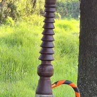 قلیان چوبی سرخ