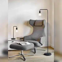 آباژور و ست رومیزی مینیمال فلزی تک شعله|چراغ خواب و آباژور|تهران, ستارخان|دیوار