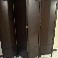 درب آکاردونی چوبی