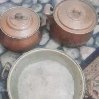 قابلمه مسی با ماهیتابه اصل بسیار محکم