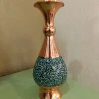گلدان مس و فیروز کوبی 20