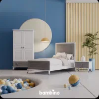 سرویس خواب کودک و نوجوان بامبینو|تخت و سرویس خواب|تبریز, |دیوار