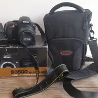 دوربین Nikon D3500 + لنز 18-55m تمیز و کم‌کارکرد