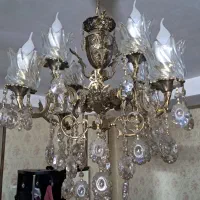 فروش دو عدد لوستر برنز اصلی در حد نو سالم بالامپ|لوستر و چراغ آویز|کرج, خرمدشت|دیوار