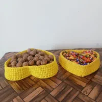 سبد هایه تریکویی بسیار زیبا و کاربردی|اسباب‌بازی بچه|شیروان (خراسان), |دیوار