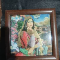 قاب عکس چوبی آنتیک با طلاکوب دست‌ساز|صنایع دستی و سایر لوازم تزئینی|اهواز, فاز ۱ پادادشهر|دیوار