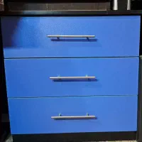 کشو سه عددی ابی و نارنجی