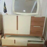 آینه کنسول های کرم گردویی مجموعه زرکالا|بوفه، ویترین، کنسول|یاسوج, |دیوار