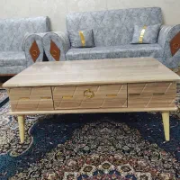 مبل راحتی ۷ نفره به همراه جلو مبلی و عسلی|مبلمان خانگی و میز عسلی|تهران, آذری|دیوار