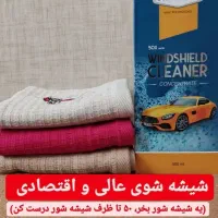 اقتصادی ترین شیشه شوی جهان|مواد شوینده و دستمال کاغذی|بیرجند, |دیوار