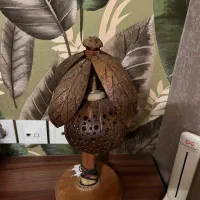 چراغ خواب مطالعه چوبی نخل|چراغ خواب و آباژور|ری, دولت‌آباد|دیوار