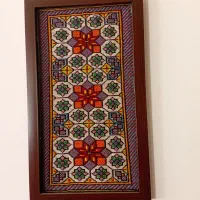 تابلو گلیم دست باف ورنی|تابلو فرش|کرمان, |دیوار