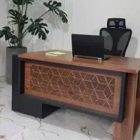 کتابخانه شیشه ای/میز مدیریتی پایه فلزی سفید|مبلمان اداری|سنندج, |دیوار