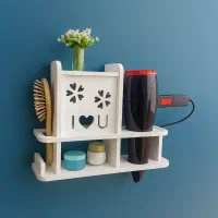 استند شلف دیواری جاسشواری برس توالت حمام ضدآب|لوازم حمام|مشهد, مقدم|دیوار