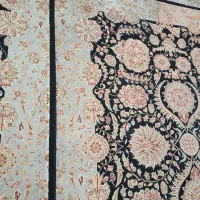 فرش 12 متری و یک جفت 9 متری ابریشم مصنوعی|فرش|چهارباغ, |دیوار