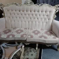 مبل سلطنتی هفت نفره با میز ناهار خوری ۴نفره