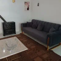 مبل مدل جانان طوسی ۸ نفره همراه با میز عسلی|مبلمان خانگی و میز عسلی|صحنه, |دیوار