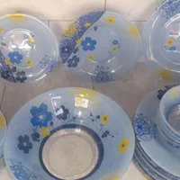 سرویس لومینارک فرانسه ۸۴ پارچه|ظروف سرو و پذیرایی|تهران, آبشار|دیوار