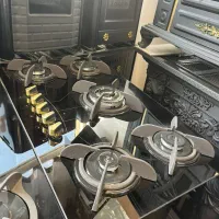 اجاق گاز پنج شعله استیل رومیزی توکار صفحه ای|اجاق گاز و لوازم برقی پخت‌وپز|تهران, مهرآباد جنوبی|دیوار