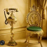 تلفن کنار سالنی تمام برنز|صنایع دستی و سایر لوازم تزئینی|قم, شهرک توانیر|دیوار