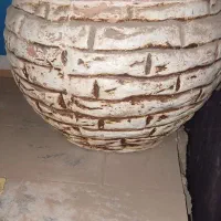 گلدان سفالی بزرگ|گل و گیاه طبیعی|تربت جام, شاد|دیوار