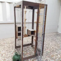 قفس پرنده بزرگ و جا دار|لوازم جانبی حیوانات|برازجان, |دیوار