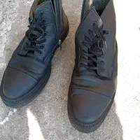 نیم بوت چرم اصل