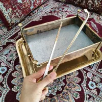 منقل عتیقه برنجی|صنایع دستی و سایر لوازم تزئینی|تربت‌حیدریه, کوه سنگی|دیوار