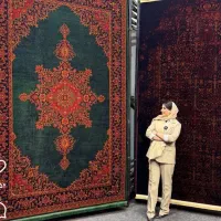 فرش/پـریـسـا  /فرش‌هایی که چشم‌ها را خیره می‌کنند|فرش|ایذه, |دیوار