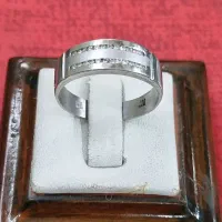 حلقه پلاتین با سنگ برلیان