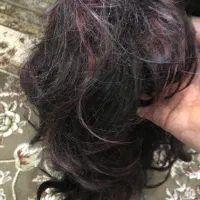 کلاه گیس ژاپنی شرابی