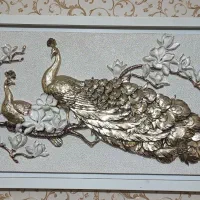 تابلو برجسته طرح طاووس