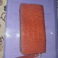 کیف دست دوز باچرم گاو