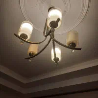 لوستر لهستانی مدل شاخه پیچ نا منظم یا  دو طبقه|لوستر و چراغ آویز|تهران, امام زاده حسن|دیوار