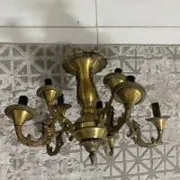 لوستر برنجی شیک و زیبا